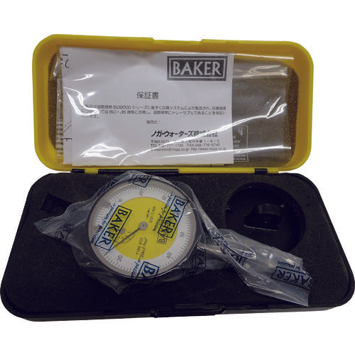 BAKER ダイヤルゲージ タイプK03 0.01mm目量 BGK03 208-5449