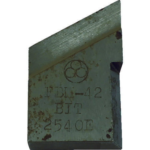 不二 開先加工機用標準刃物 FBM-80A用外面開先用ビット BIT-042E02 114-3270