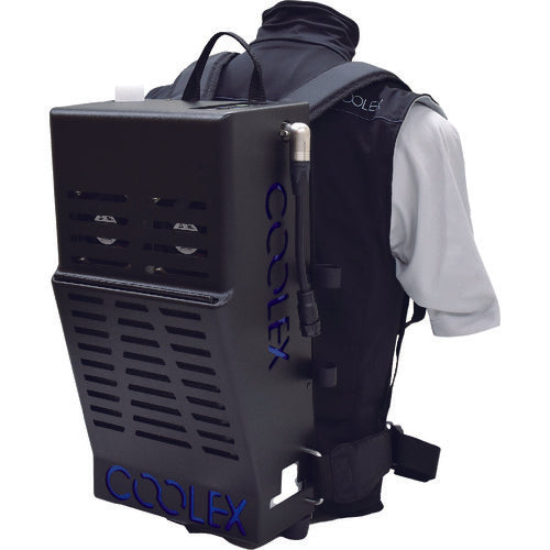 鎌倉 身体冷却システム COOLEX-M131セット 標準タイプ ウェア:Mサイズ チラー:ブラック COOLEX-M131SETS-M-K 208-5734