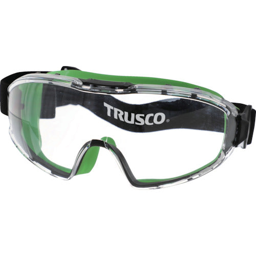 TRUSCO カラーセーフティーゴーグル(ワイドビュータイプ)ライトグリーン G5008-LGN 244-2154