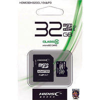 ハイディスク マイクロSD32GB HDMCSDH32GCL10UIJP3 208-0127