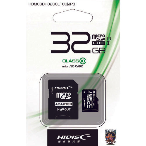 ハイディスク マイクロSD32GB HDMCSDH32GCL10UIJP3 208-0127