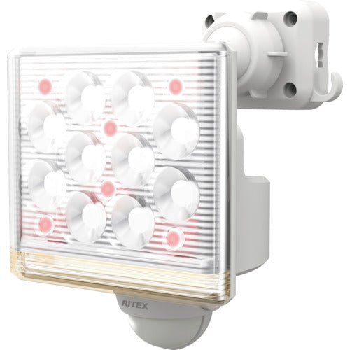 ライテックス 12W1灯 フリーアーム式 LEDセンサーライト リモコン付 LED-AC1015 251-4030