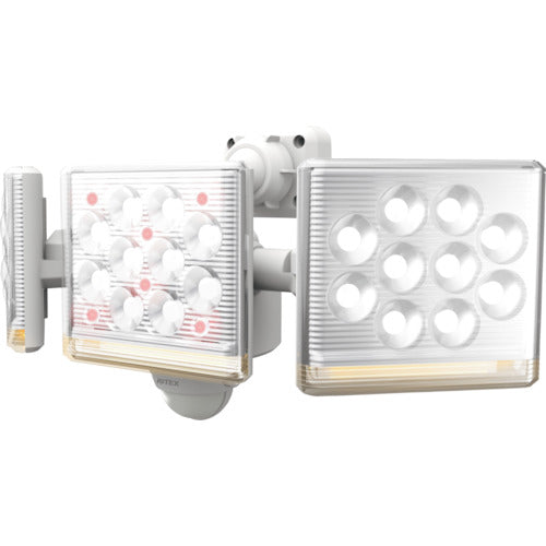 ライテックス 12W3灯 フリーアーム式 LEDセンサーライト リモコン付 LED-AC3045 251-4032