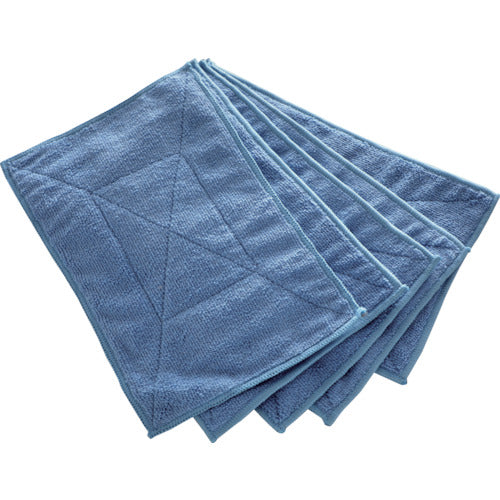 TRUSCO マイクロファイバーカラー雑巾(5枚入) 青 MFCT5P-B 245-1974
