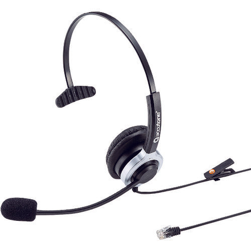 SANWA 電話用ヘッドセット(片耳タイプ) MM-HSRJ02 203-1280