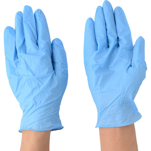 エステー モデルローブニトリル使いきり手袋(粉つき)LLブルー NO981 NO981LL-B 541-4385