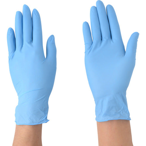 エステー モデルローブニトリル使いきり手袋(粉つき)Sブルー NO981 NO981S-B 541-4407