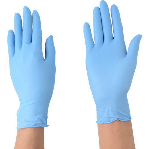 エステー モデルローブニトリル使いきり手袋(粉つき)SSブルー NO981 NO981SS-B 541-4415