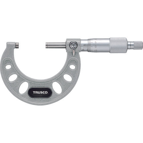 TRUSCO 標準外側マイクロメータ 測定範囲25～50mm TMC-2550 207-4356