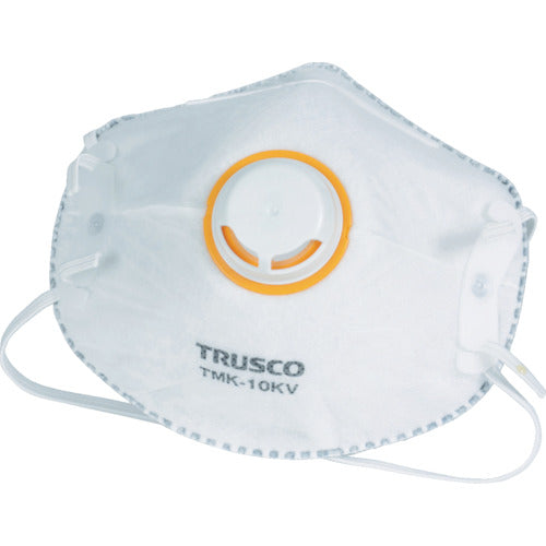TRUSCO 一般作業用マスク 活性炭入 排気弁付 (10枚入) TMK-10KV 286-8750