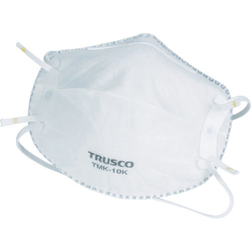 TRUSCO 一般作業用マスク 活性炭入 (10枚入) TMK-10K 329-4013