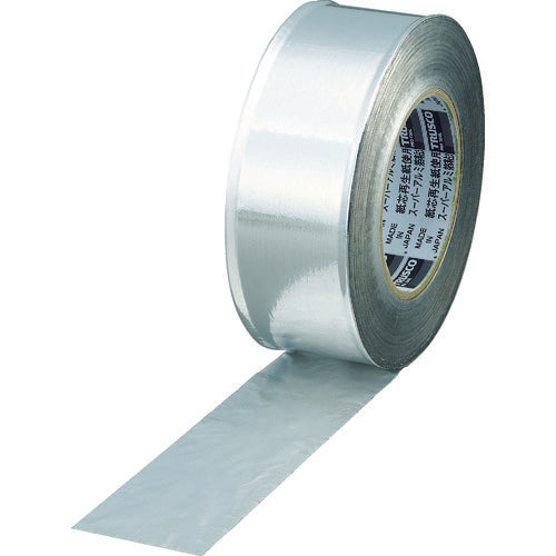 TRUSCO スーパーアルミ箔強力粘着テープ ツヤあり 幅50mmX長さ20m TRATP50-1 207-2780