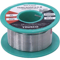 TRUSCO 鉛フリーやに入りはんだ 100G巻0.8 TSAC305P3-0.8 207-5812