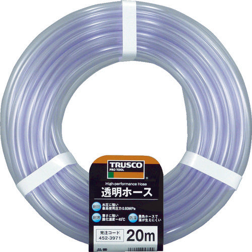 TRUSCO 透明ホース8×10 10mカット TTM-810C10 765-2020
