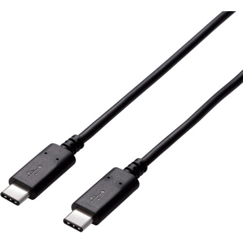 エレコム USB2.0ケーブル C-Cタイプ 認証品 2.0m ブラック U2C-CC5P20NBK 859-0577