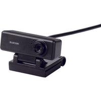 エレコム ワイド画面HD対応100万画素Webカメラ マイク内蔵 ブラック UCAM-C310FBBK 131-4678