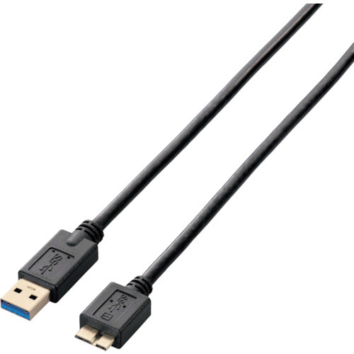 エレコム USB3.0ケーブル A-microBタイプ 1.0m ブラック USB3-AMB10BK 829-2126