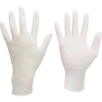 ミドリ安全 ニトリル使い捨て手袋 極薄 粉なし 白 LL (100枚入) VERTE-711-N-LL 388-9076