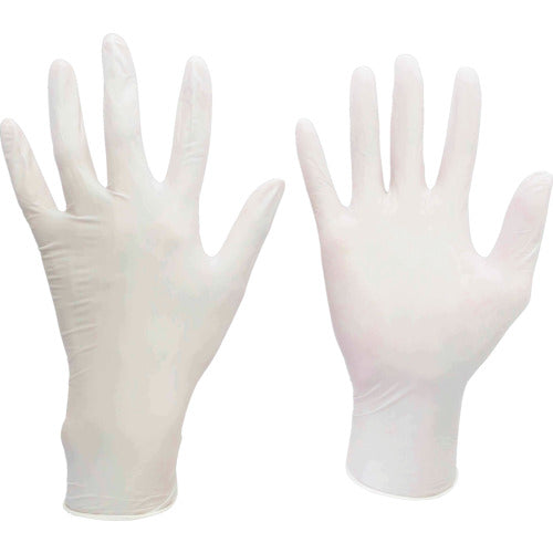 ミドリ安全 ニトリル使い捨て手袋 極薄 粉なし 白 LL (100枚入) VERTE-711-N-LL 388-9076