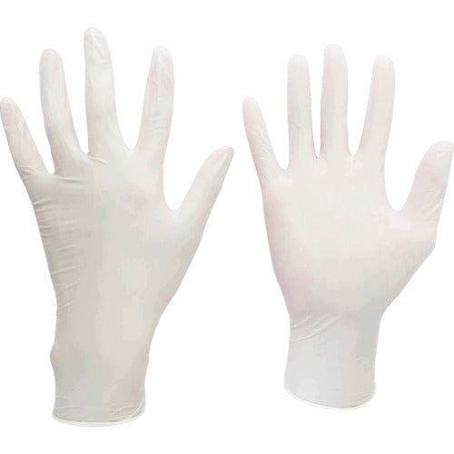 ミドリ安全 ニトリル使い捨て手袋 極薄 粉なし 白 S (100枚入) VERTE-711-N-S 388-9092