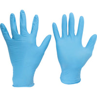 ミドリ安全 ニトリル使い捨て手袋 粉なし 青 L (100枚入) VERTE-750K-L 447-8525