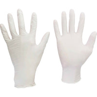 ミドリ安全 ニトリル使い捨て手袋 粉なし 白 L (100枚入) VERTE-751K-L 819-2603