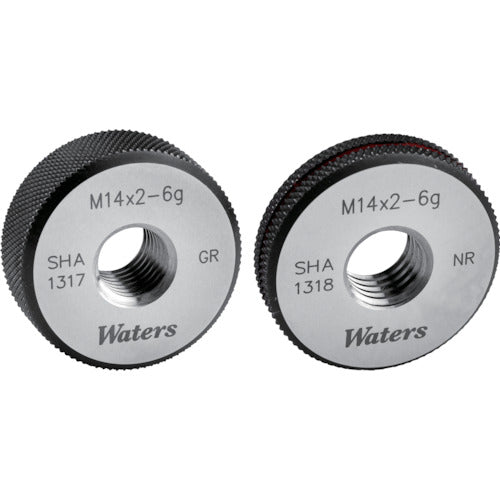 INMEDIAM】WATERS メートルねじ用リングゲージ(ISO=新JIS) WGRNR-M7X1