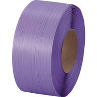 ツカサ 自動梱包機用PPバンド"ワールドバンド"紫 15.5×2500 YB-15.5P 195-3567