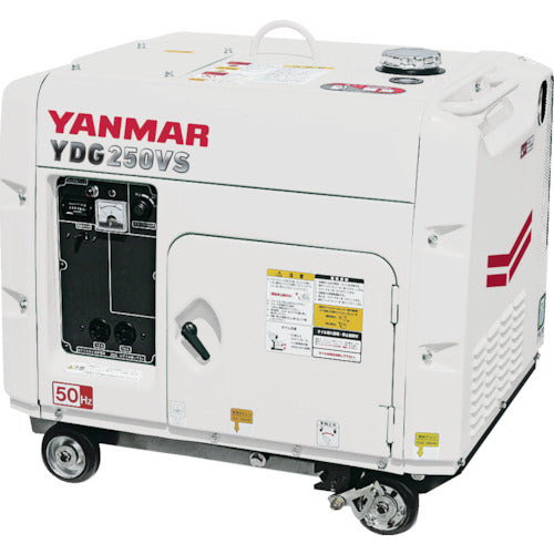ヤンマー 空冷式ディーゼル発電機(交流専用) YDG350VS-5E-W 248-3969