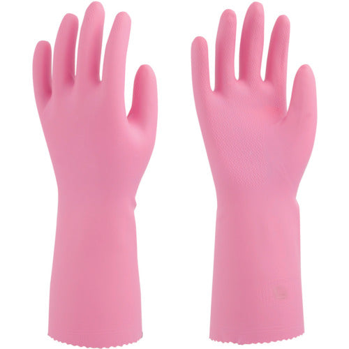 ビニスター 塩化ビニール手袋 ソフトエース ピンク L 731-L 377-4066